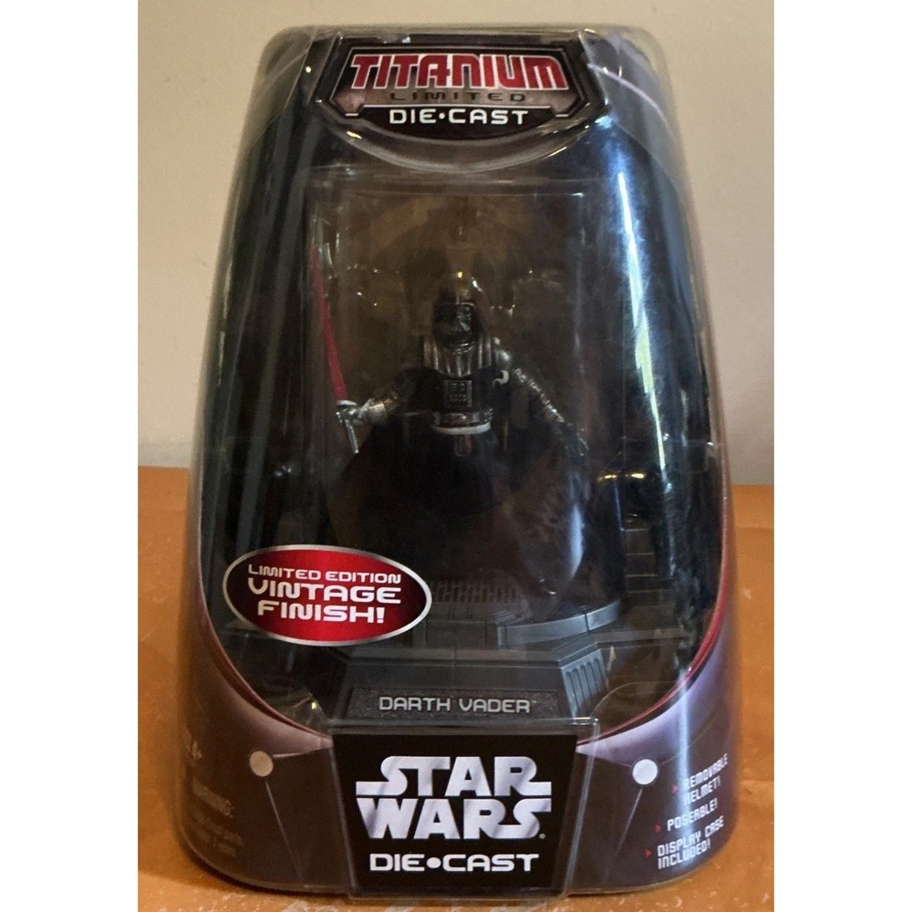 Star Wars Titanium Die Cast Limited Edition Vintage Finish Darth Vader